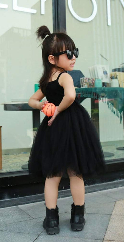 Baby Girls Tutu Dress Toddler Long Sleeve/Sleeveless Dresses Infant Tulle Sundress