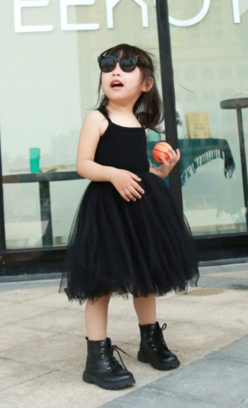 Baby Girls Tutu Dress Toddler Long Sleeve/Sleeveless Dresses Infant Tulle Sundress